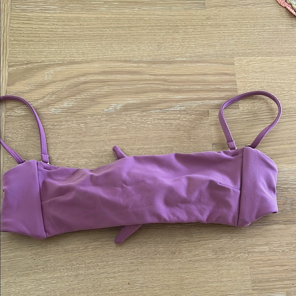 Montce Lilac Strap Bikini Top size S NWOT